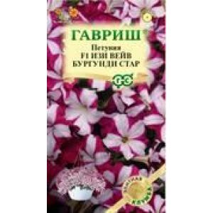 Петуния Изи Вейв Бургунди Стар F1 (Минитуния) суперкаскад 4шт Гавриш