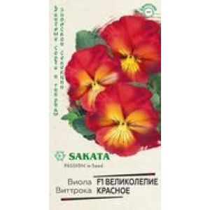 Виола Великолепие красное 5шт Гавриш