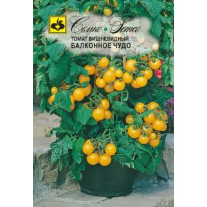 Томат Балконное чудо жёлтое вишневидный 0,05г Семко