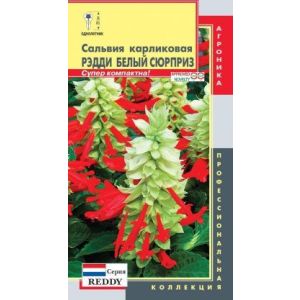 Сальвия Рэдди Белый сюприз  карликовая 10 шт Агроника