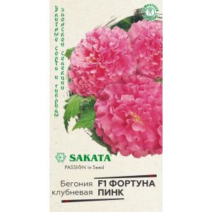 Бегония Фортуна Пинк F1 клубневая 4шт Гавриш