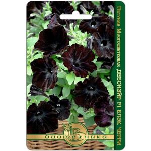 Петуния Дебонэйр F1 Блэк Черри многоцветковая 6шт Биотехника