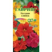 Настурция гибридная Глянец , махр. смесь 1г Гавриш