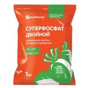 Суперфосфат двойной 1кг Азот-10%,Фосфор-44% БиоМастер