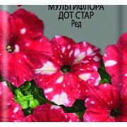 Петуния Дот Стар Ред мультифлора 10шт Поиск